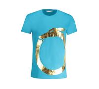 Trussardi - Cotton T-Shirt - - Tops - Herren - Blau - XL