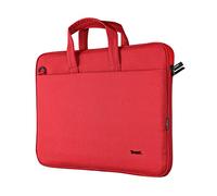 Trust Bologna Slim Laptop Tasche bis 16 Zoll mit Schultergurt, Rot