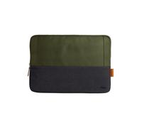 Trust Lisboa Laptophülle 16 Zoll, Laptoptasche aus Recycelten PET-Flaschen, Arbeitstasche Laptop Sleeve, Tasche Herren Damen für MacBook Notebook HP Dell Asus Lenovo Reisen Business - Grün