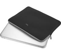 Trust Primo Soft Laptop Sleeve 15,6 Zoll weiche Schutzhülle (für Notebooks mit Bildschirmdiagonale bis 39,6 cm (15,6 Zoll)) schwarz, 21248