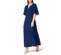 TRUTH & FABLE Damen Maxi Chiffon-Kleid mit A-Linie