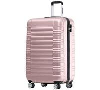 TRVLMORE Handgepäck Koffer - Reisekoffer Mit Rollen - Handgepäck Trolley 54x36x20 - Hartschalenkoffer Klein - Koffer Handgepäck 54x36x20 Leicht - Trolley Handgepäck, Luggage, Rosa