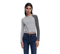 Desigual Damen 25SWTK92 T-Shirt, White, XS