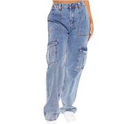 tsaChick Baggy Jeans Damen Sale Angebot Low Waist Jeans Damen Baggy Weit Women's Jeanshose Hohe Taille Drop Crotch Jeans Damen Magic Jeans Damen Normal Jeans Damen High Waist Baggy Extra Lang NZB38