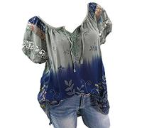 tsaChick Bluse Damen Kurzarm Sale Angebote WeißE Bluse Damen Floral Lace Sommer Stretch Crop Top Hollow Out Rundhals Short Sleeve Blusenshirt Damen Kostüm-Oberteile für Erwachsene DXA36