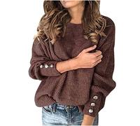 tsaChick Cashmere Pullover Damen Rollkragenpullover Strickpullover Damen Winterpullover Oversize Rollkragen Pullover Grobstrick Strickpulli Pullover Damen Winter 34-48