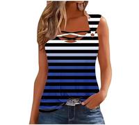 tsaChick Damen Tshirt Sommer Bluse Damen Ärmellos Mod Carmenbluse Rundkragen Tshirt Damen Baumwolle Damenoberteile Modern Sommer Kapuzenshirt Damen Kurzarm Arbeit 2024 Neu D3319