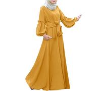 tsaChick Gebetskleidung für Frauen Muslimische Kleider Butterfly Abaya Damen Elegant Islamische Kleidung Kaftan Damen Lang Arabisch Burka Ganzkörper Türkische Kleider Ramadan Kleidung Jilbab