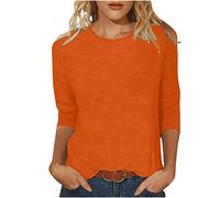 tsaChick Oberteil Silber Langarmshirt Stillshirt Umstandsshirt Stilltop Umstandstop Orange XXL