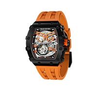 TSAR BOMBA Uhren Herren Armbanduhr Herren Automatik Uhr Herren Tonneau Analog Skelett Mechanische Herren Uhr Japanisches Uhrwerk Wasserdicht Klassische Luxus Armband Herren Geschenk Für Männer