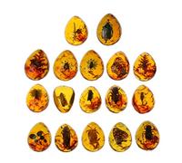 TSBB Tiere Bernstein Schmetterling Insekten Stein Anhänger Halskette Edelstein für DIY Schmuck