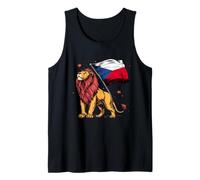 Tschechische Republik Tschechische Flagge Löwe Tschechische Herz Stolz Ceska Tank Top