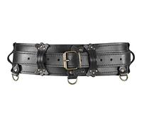 Tsffae Mittelalterliche Ledergürtel, Vintage-Mode, Steampunk-Bund, Renaissance-taillengürtel, Retro-breite Gürtel Für Männer Und Frauen