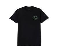 Tshirt BRIXTON - Crest Ii S/S Std Black/Stone/Green (BKSTG) Größe: XL