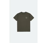 Tshirt BRIXTON - Crest Ii S/S Stt Molwh (MOLWH) Größe: S