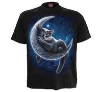 Spiral - Velvet Moon - T-Shirt mit Frontdruck, Schwarz, Schwarz, Large