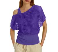 Tshirt Damen Sommer Shirt Cropped Shirt Damen Top Schwarz Activewear-Shirts & Blusen Für T-Shirt Bedrucken Tshirt Basic Gestreiftes Golf T Weiß Personalisierte Weiß