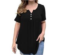 Tshirt Damen V Ausschnitt Spitze Fließende Tunika Schulterfrei Kurzarm T-Shirt Sommer Oberteile Damen Sexy Off Shoulder Bluse Kalte Schulter Hemdbluse Casual Shirt Tops Party Club Streetwear
