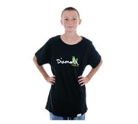 Tshirt DIAMOND - Bird Talk Tee Black Green (BKGN) Größe: M