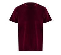 Tshirt Herren Gold Samt Kurzarm T-Shirts Basic Fitness Muskel Elastisches T-Shirt Sportshirt Baumwolle Basic Shirts Wandershirt Herren Sommer