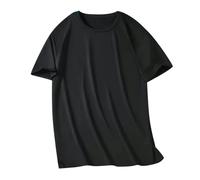 Tshirt Herren Sommer T Shirt Basic T-Shirts Rundhals Tshirts Freizeit Kurzarmshirt Männer Leichte Muskelshirts Kurzarm Bequeme Oberteile Lässig Unterhemden Baumwolle Top Casual Oberteil