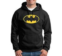 TShirt-People Batman Logo Kapuzenpullover Herren L Schwarz