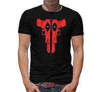 TShirt-People Deadpool Weapon T-Shirt Herren XXXL Schwarz