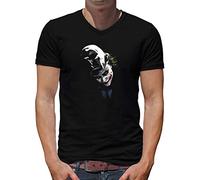 TShirt-People Joker Dark ES V-Kragen T-Shirt Herren XL Schwarz