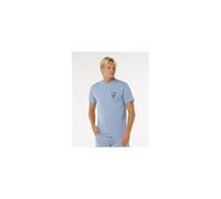 Rip Curl Desti Animals Short Sleeve T-shirt Blau M Mann
