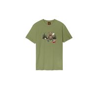 Santa Cruz Braun Pizza Bear T-Shirt Herren Shirt Iguana M