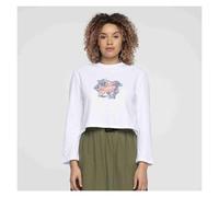 Tshirt SANTA CRUZ - Dragon Dot L/S T-Shirt White (WHITE) Größe: 8