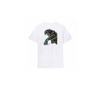 White Santa Cruz Natas Sketch Panther Short Sleeve T-shirt Weiß L Mann