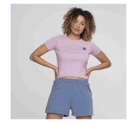 Santa Cruz Other Dot Label Short Sleeve T-shirt Rosa S Frau
