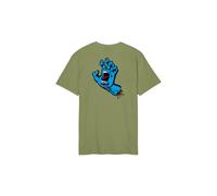 Santa Cruz Screaming Hand Chest T-Shirt, Leguan, M