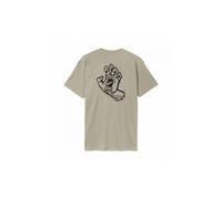 Tshirt SANTA CRUZ - Stamped Screaming Hand T-Shirt Stone Grey (STONE GREY) Größe: M