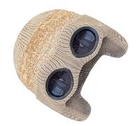 TSMORY Sonnenbrillen-Strickmütze, stilvoll, warm, weich, bequem, modisch, für den Winter, warm und modisch, khaki, XS-XL