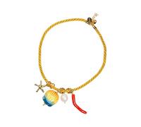 Tsophreniq Minimalistische, vom Meer inspirierte Halskette mit abnehmbarem Anhänger, angenehm zu tragender Harzschmuck für Erwachsene, Halskette mit Anhänger