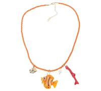 Tsophreniq Minimalistische, vom Meer inspirierte Halskette mit abnehmbarem Anhänger, angenehm zu tragender Harzschmuck für Erwachsene, Halskette mit Anhänger