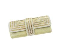 Tsophreniq Perlenbesetzte Abend Clutch für formelle Veranstaltungen, strukturierte Glitzer Geldbörse mit Klappe und geometrischen für Hochzeiten und Empfänge, formelle Abendtasche, Hochzeits Clutch,