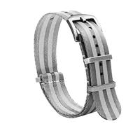 TStrap Nato Uhrenarmband 22mm Nylon - Dunkelgrau Armband Uhren für Herren Damen Ersatz - Weich Schnellwechsel Uhrband Ersatzarmband Uhr - 18mm 20mm 22mm 24mm
