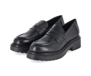 TT. Bagatt Slipper - Gr. 38 - Schwarz - Glattleder