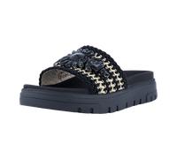 BAGATT Pantoletten - Schwarz/Gold Textil Schuhgröße 40, Weite Normal