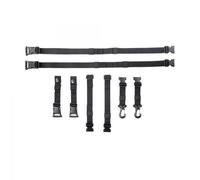 TT Pouch Harness Adapter schwarz - Adapterset zur Befestigung einer EDC-Pouch oder anderer Pouches an Rucksack-Schultergurten