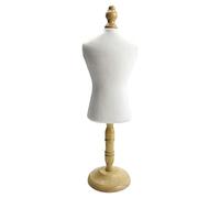 TTETTZ Mannequin Schmuckständer Acryl Halter für Ohrringe Ketten Schmuckaufbewahrung Etagere Tragbare Aus Holz für Ausstellung Und Puppe, S