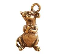 TTETTZ Mini Ratte Figur Viel Glück Schlüsselanhänger Zubehör Geschenk Home Dekoration Feng Shui