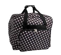 ttl Over-Coverlock Tasche XL schwarz/weiß gepunktet