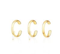 TTPSRY 3 Stück Perlenanhänger Ohrklemmen Set Minimalistisch Runde Ohrringe Elegante Ohrschmuck Damen Schmuckset