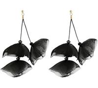 TTPSRY Boucles d'Oreilles Femme Pétales Noires Pendantes Légères Piercing Oreille Bijoux Élégants Accessoires Mode Piercing Tragus Cadeau Anniversaire(Schwarz)