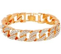 TTPSRY Elegantes Armband Für Damen Strassverzierte Gliederkette Hochwertiger Modeschmuck Funkelndes Silberarmband Stilvoller Schmuck Für Frauen Luxuriöses Accessoire Für Jeden Tag