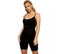 TTPSRY Jumpsuit Einteiler Overall für Damen Romper Hosenanzug Kurz Rückenfrei Ärmellos Stretch Onesie Yoga Outfits (S)